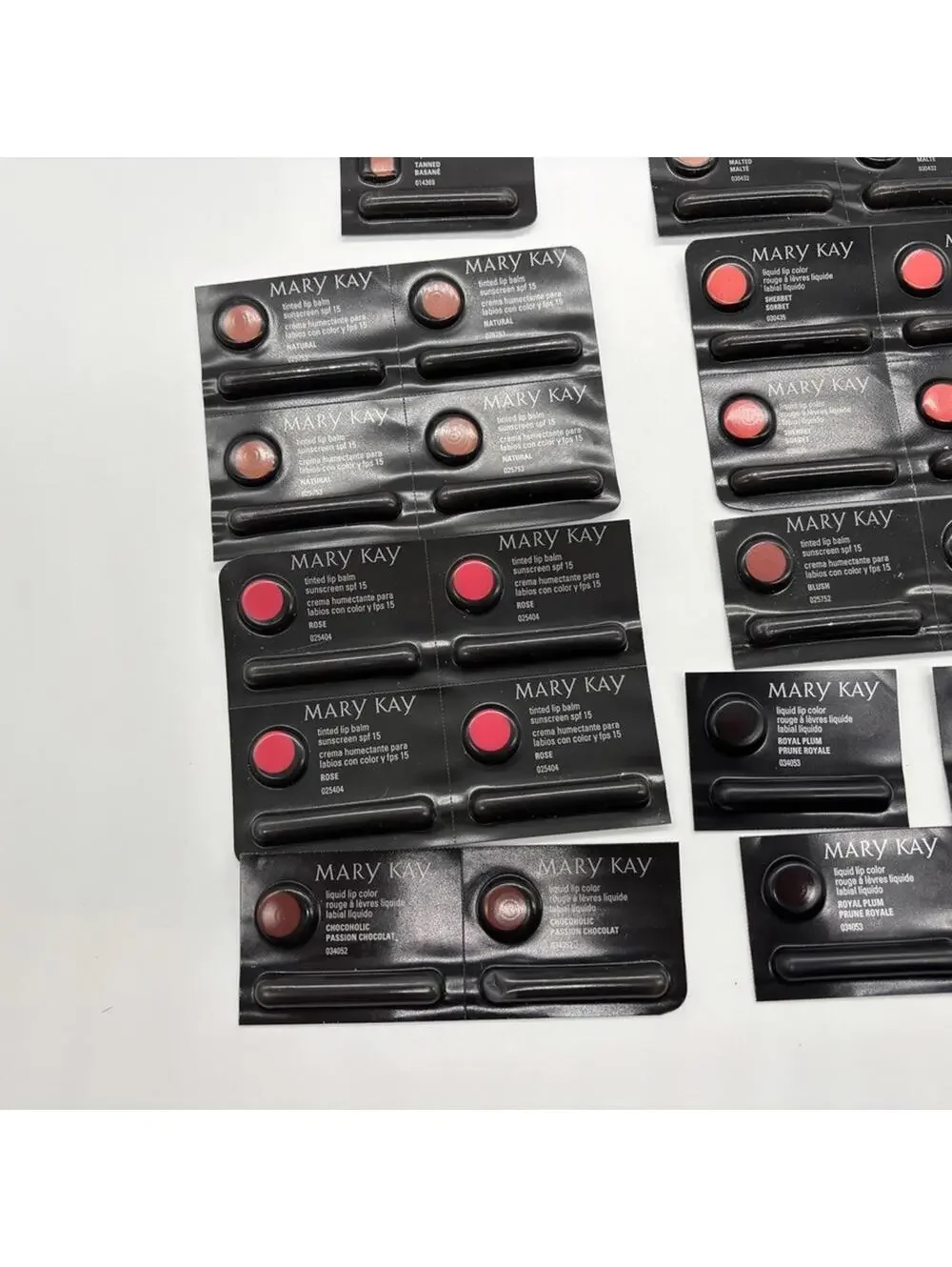 31 Mary Kay Hydrating Lipstick Balm Liquid Balm Sample Packs Different Shades